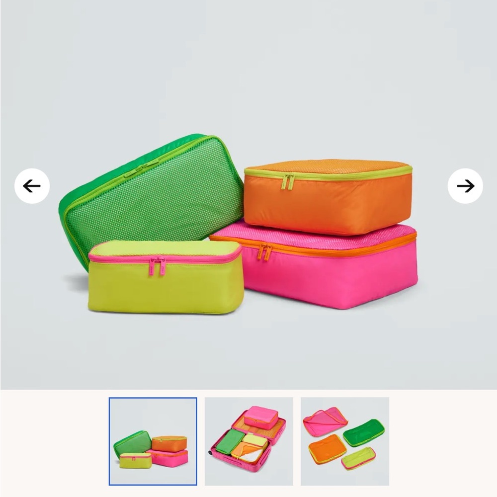 ISO Away LE Neon Collection ‘The Insider’ Packing Cubes